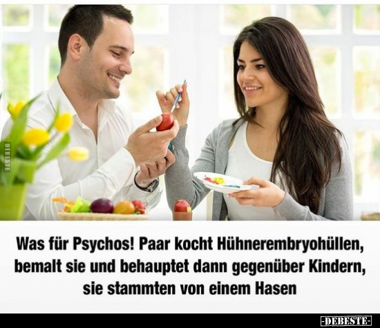 Was für Psychos! Paar kocht Hühnerembryohüllen, bemalt sie.. - Lustige Bilder | DEBESTE.de