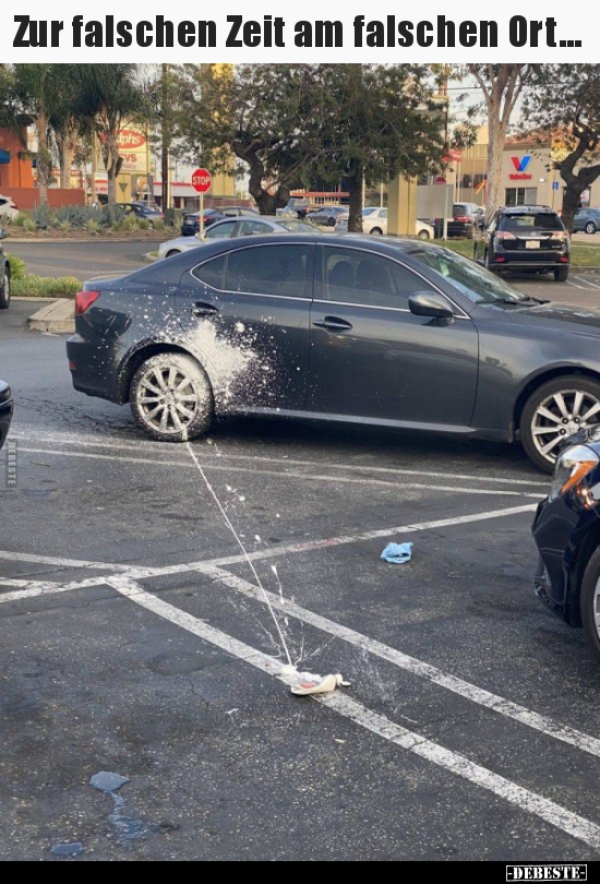 Zur falschen Zeit am falschen Ort...