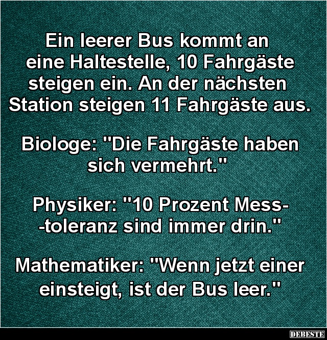 Ein leerer Bus kommt an eine Haltestelle.. - Lustige Bilder | DEBESTE.de