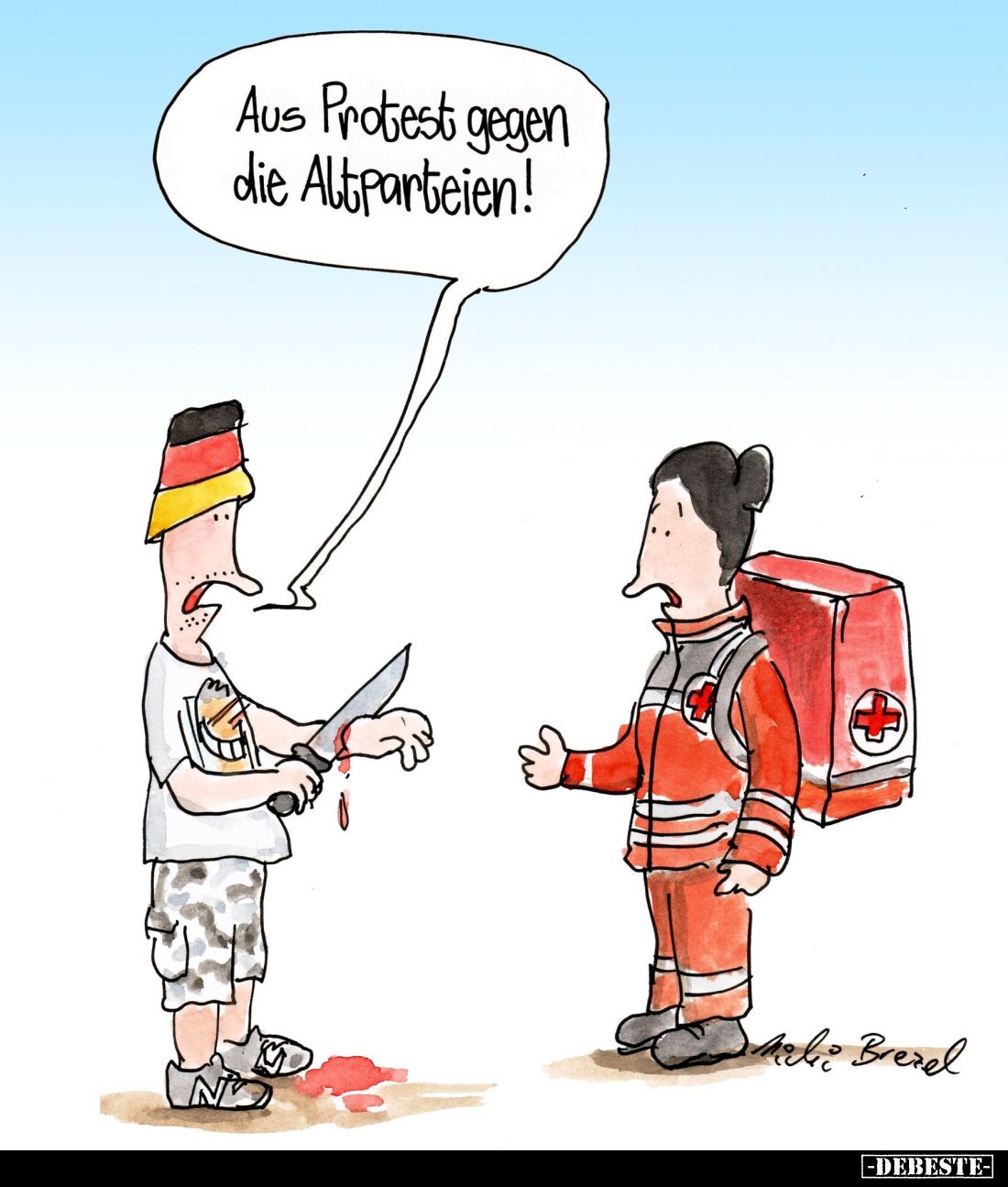 Aus Protest gegen die Altparteien!
