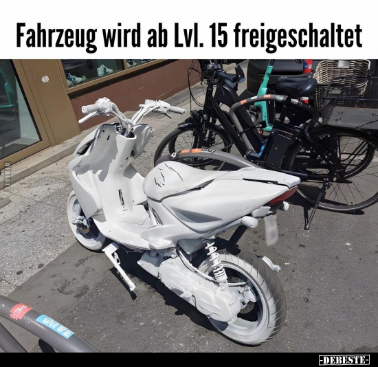 Fahrzeug wird ab Lvl. 15 freigeschaltet.. - Lustige Bilder | DEBESTE.de
