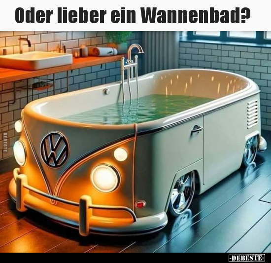 Oder lieber ein Wannenbad?.. - Lustige Bilder | DEBESTE.de