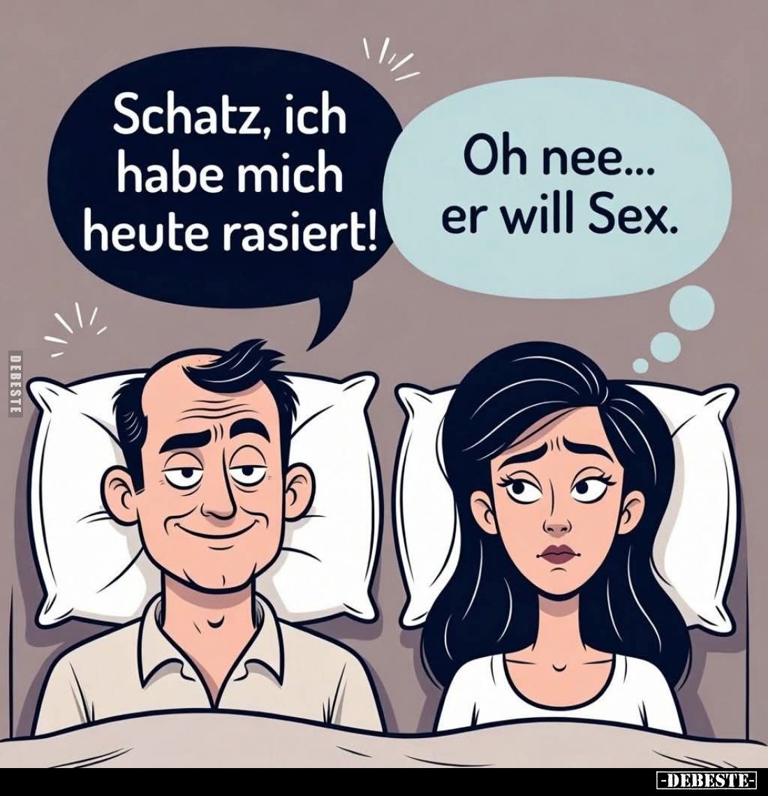Schatz, ich habe mich heute rasiert!... - Lustige Bilder | DEBESTE.de