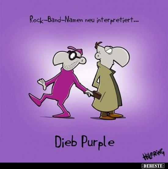 Rock-Band-Namen neu interpretiert...