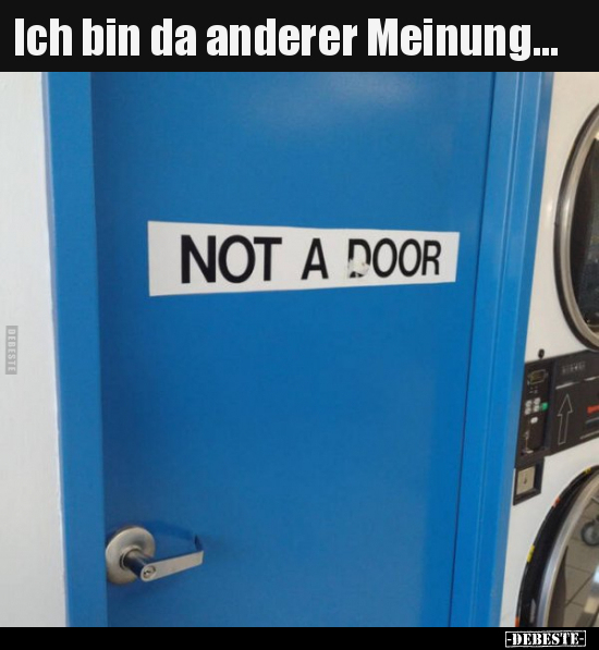 Ich bin da anderer Meinung...