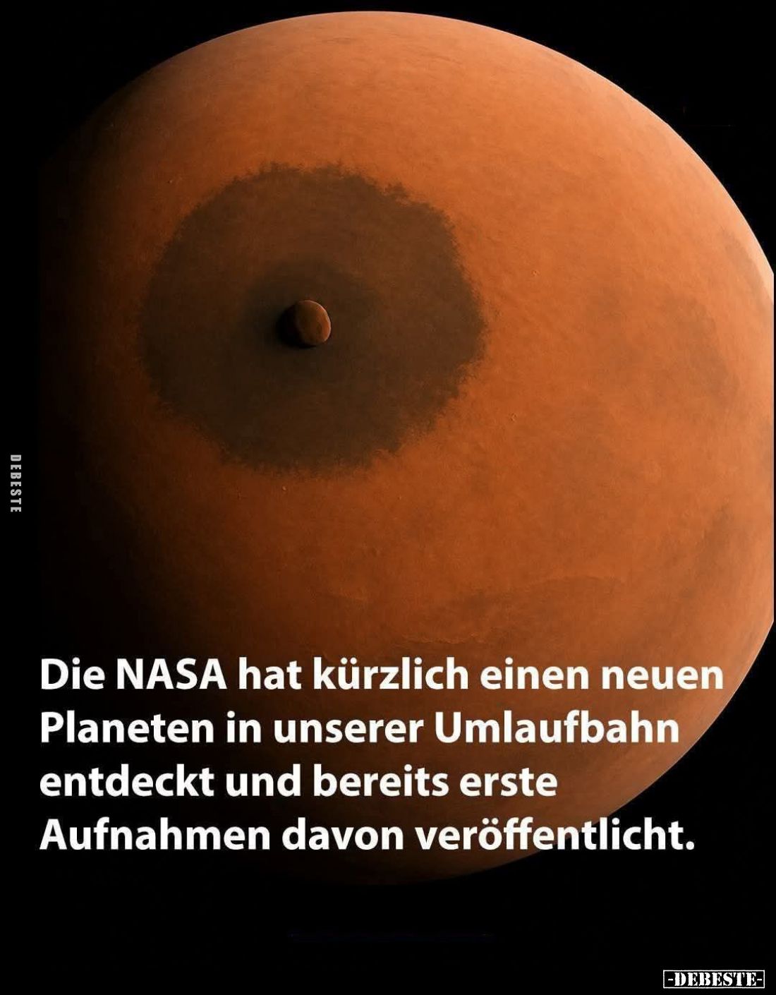 Die NASA hat kürzlich einen neuen Planeten in unserer Umlaufbahn entdeckt und bereits erste Aufnahmen davon veröffentlicht.