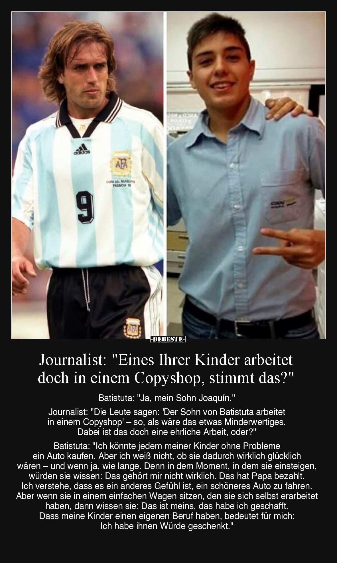 Journalist: "Eines Ihrer Kinder arbeitet..." - Lustige Bilder | DEBESTE.de