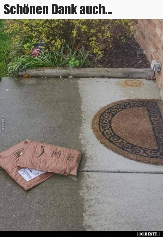 Schönen Dank auch...