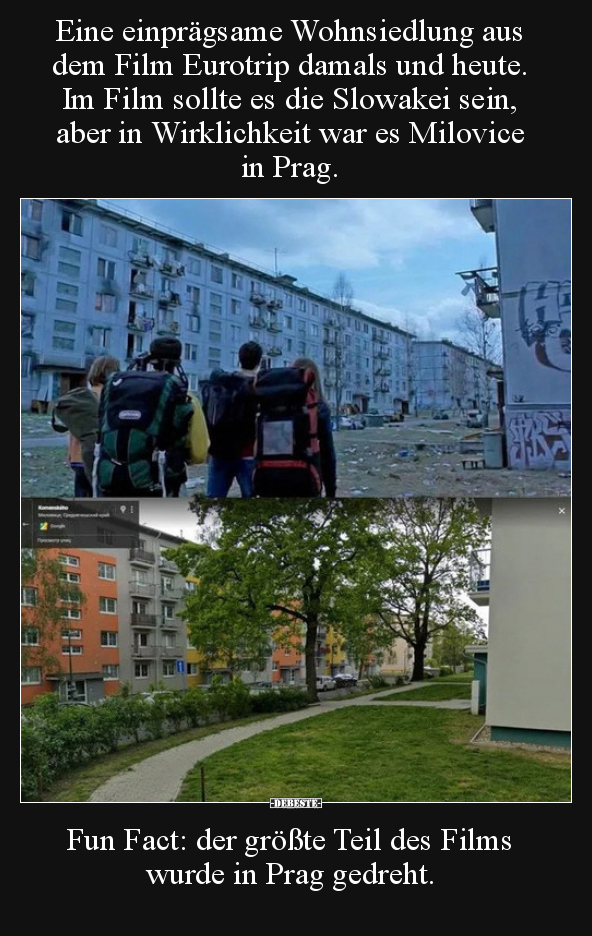 Eine einprägsame Wohnsiedlung aus dem Film Eurotrip damals.. - Lustige Bilder | DEBESTE.de