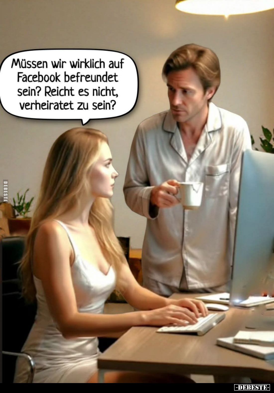 Müssen wir wirklich auf Facebook befreundet sein? Reicht es nicht, verheiratet zu sein?
