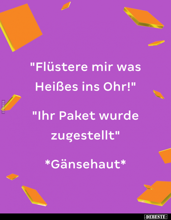 "Flüstere mir was Heißes ins Ohr!".. - Lustige Bilder | DEBESTE.de