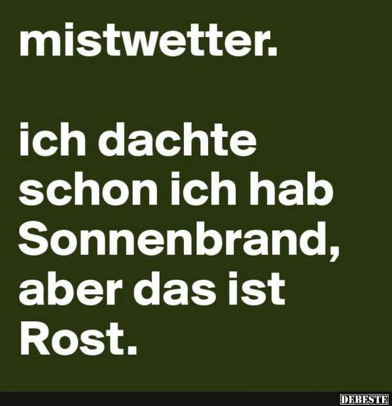 Mistwetter. - Lustige Bilder | DEBESTE.de
