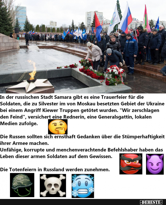 Putin und das Abschlachten der russischen Streitkräfte - Lustige Bilder | DEBESTE.de
