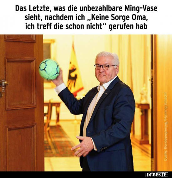 Das Letzte, was die unbezahlbare Ming-Vase sieht, nachdem.. - Lustige Bilder | DEBESTE.de