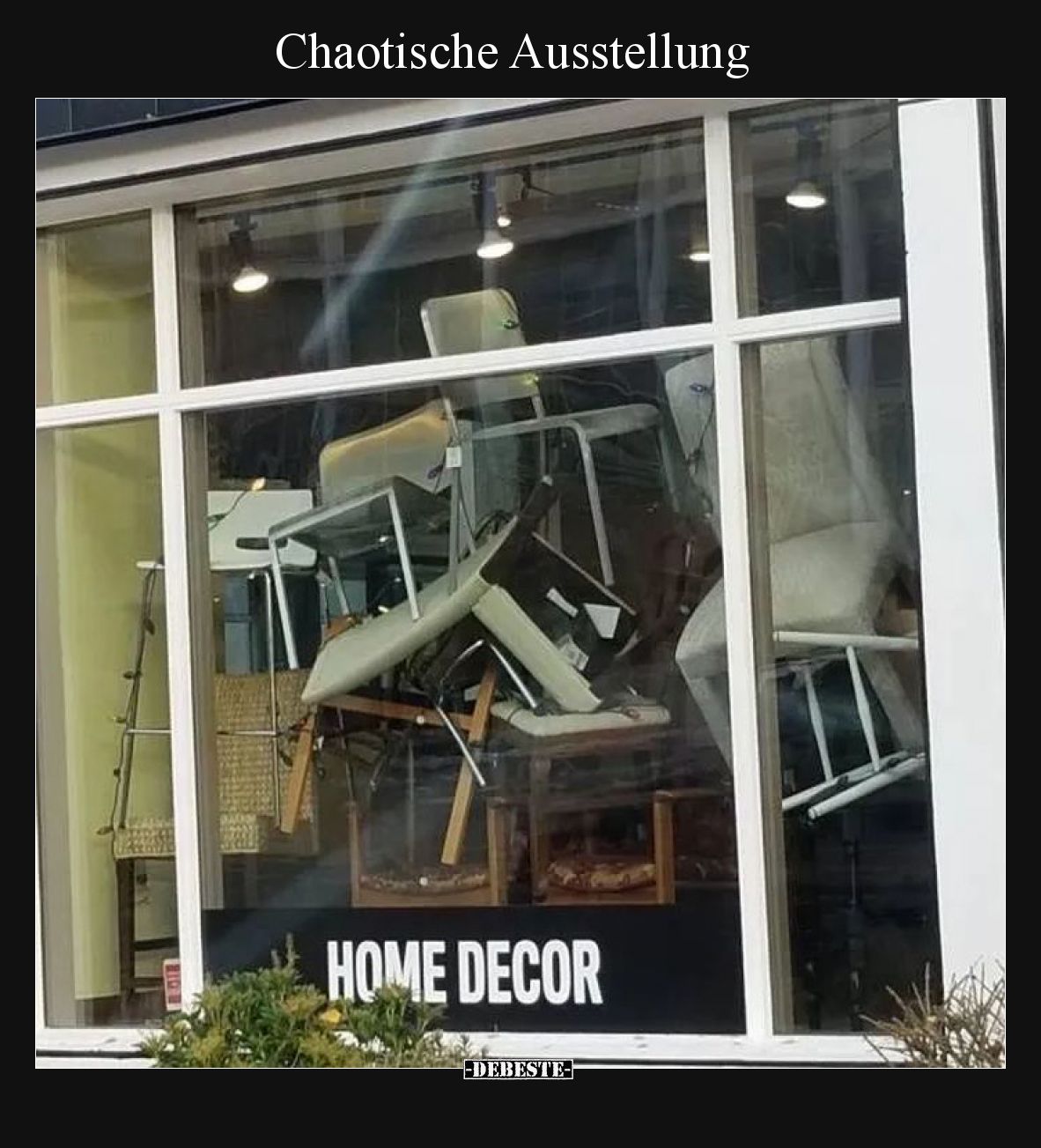 Chaotische Ausstellung