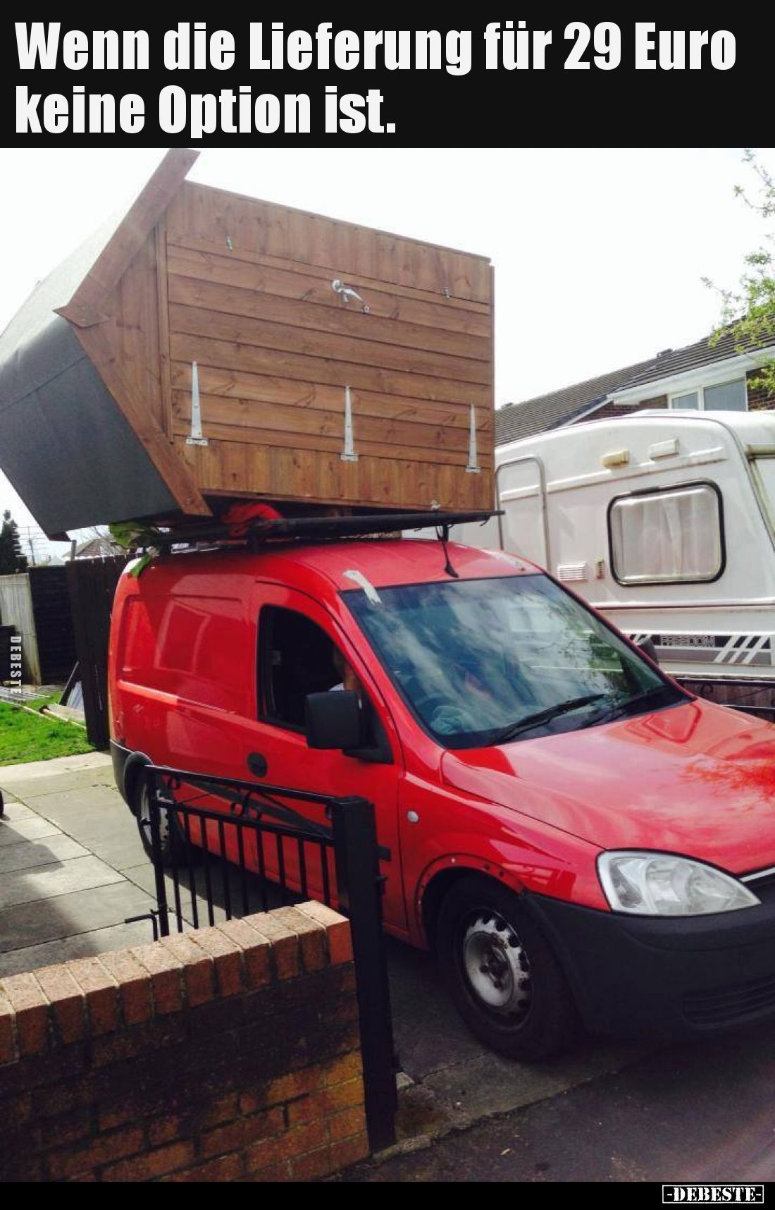 Wenn die Lieferung für 29 Euro keine Option ist.