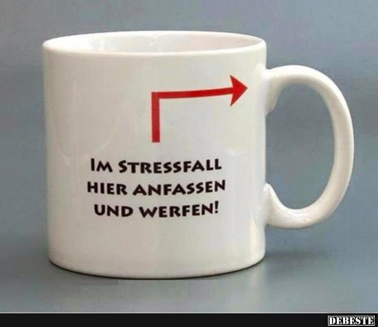 Im Stressfall hier anfassen und werfen! - Lustige Bilder | DEBESTE.de