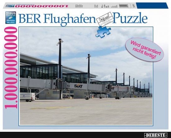 BER Flughafen Puzzle. - Lustige Bilder | DEBESTE.de