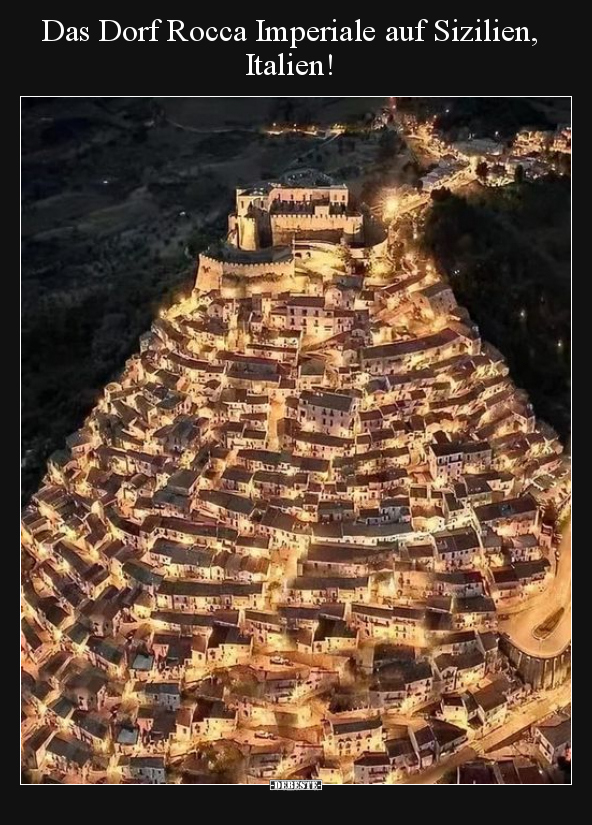 Das Dorf Rocca Imperiale auf Sizilien, Italien!.. - Lustige Bilder | DEBESTE.de
