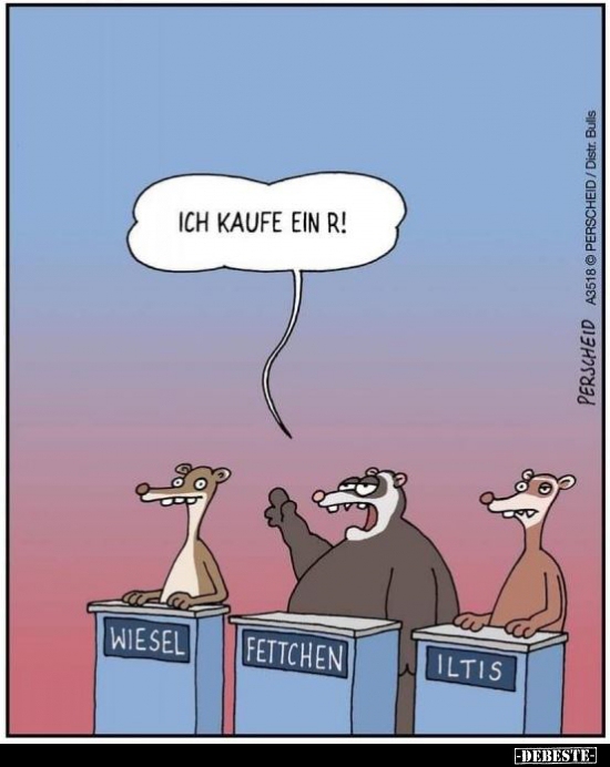 Ich kaufe ein R!..