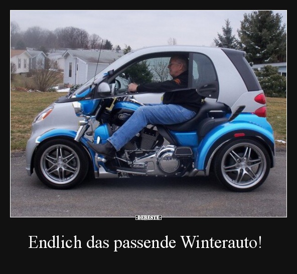 Endlich das passende Winterauto! - Lustige Bilder | DEBESTE.de