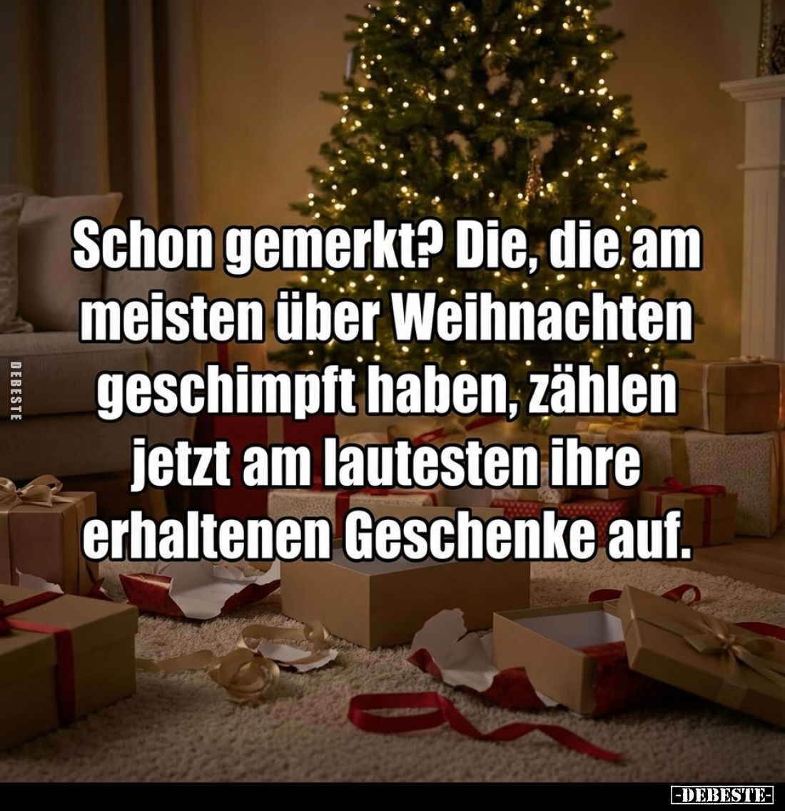 Schon gemerkt? Die, die am meisten über Weihnachten.. - Lustige Bilder | DEBESTE.de