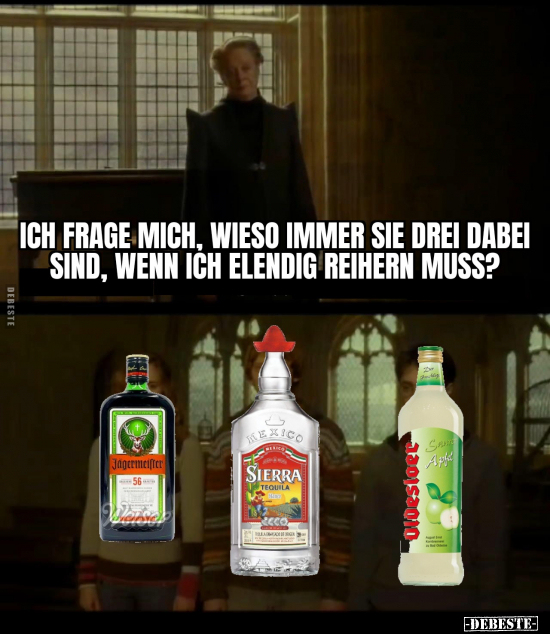 Ich frage mich, wieso immer sie drei dabei sind..