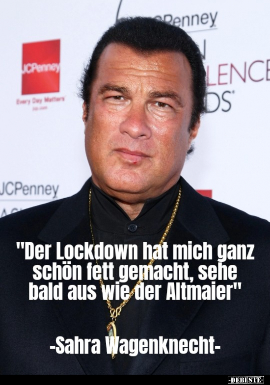 "Der Lockdown hat mich ganz schön fett gemacht.."
