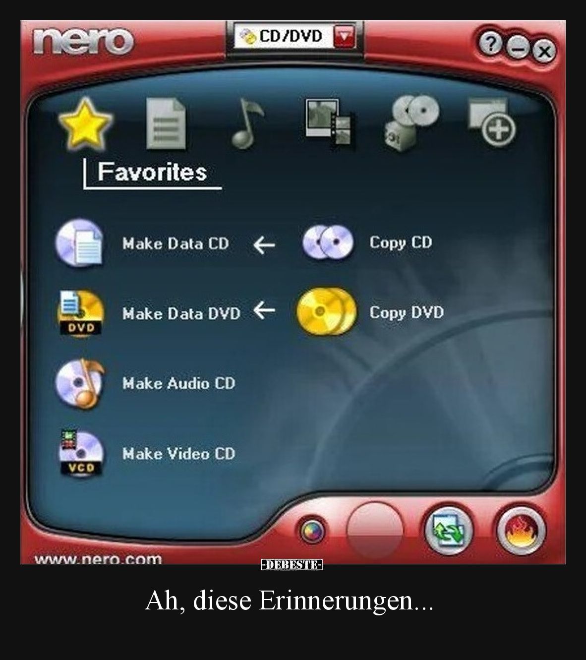 Ah, diese Erinnerungen...