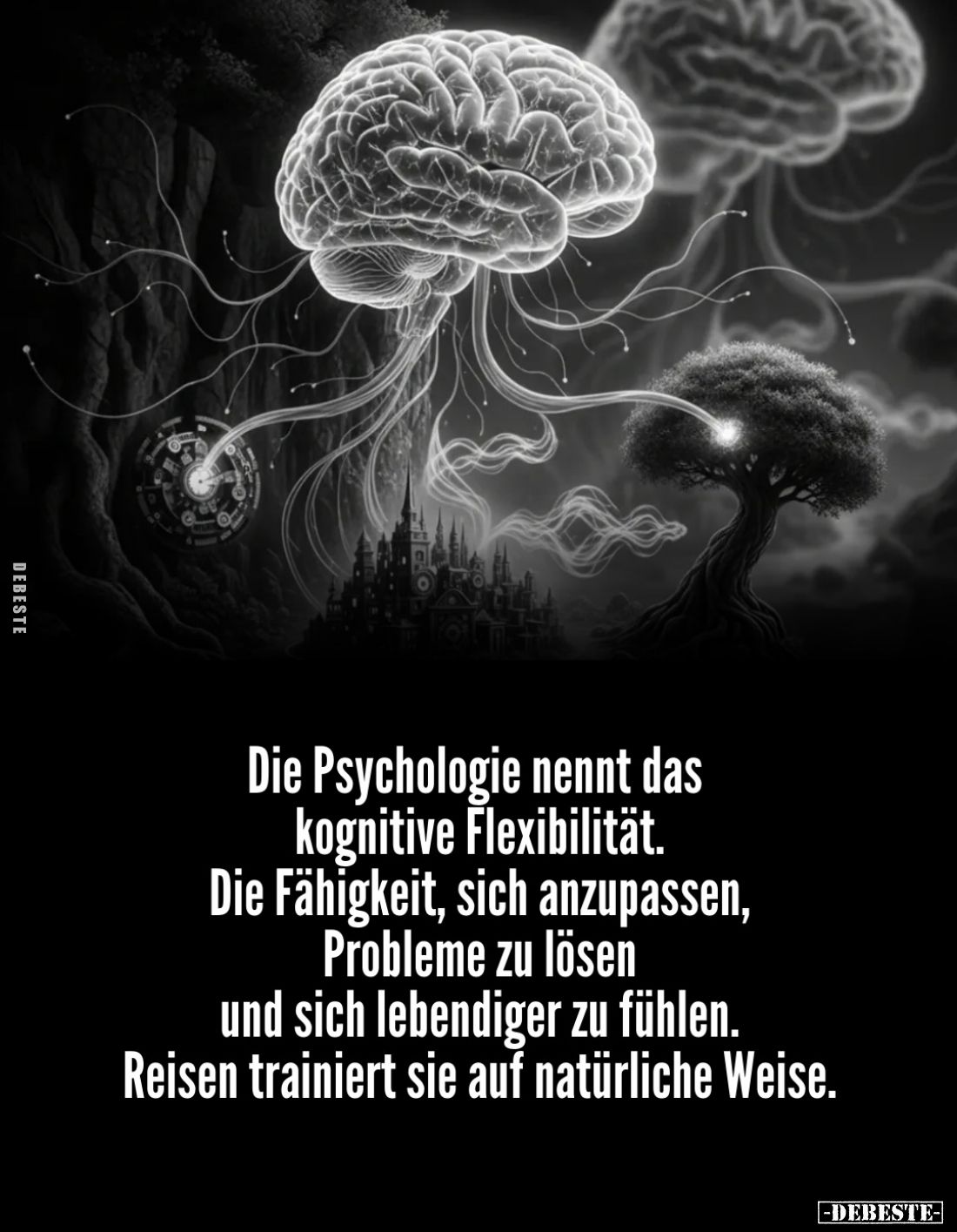 Die Psychologie nennt das kognitive Flexibilität.
Die Fähigkeit, sich anzupassen, Probleme zu lösen und sich lebendiger zu f...