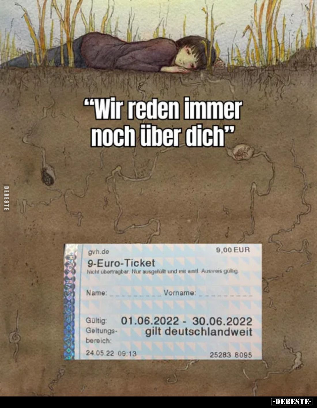 "Wir reden immer noch über dich..."..