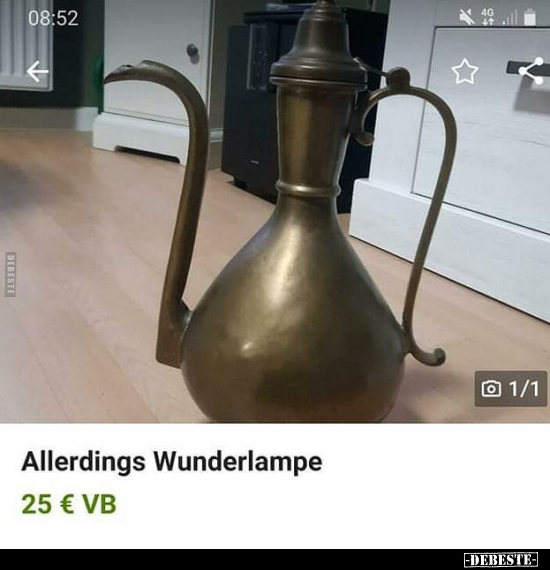 Allerdings Wunderlampe.. - Lustige Bilder | DEBESTE.de