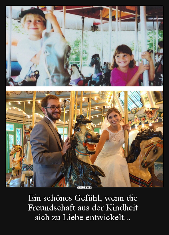 Ein schönes Gefühl, wenn die Freundschaft aus der..