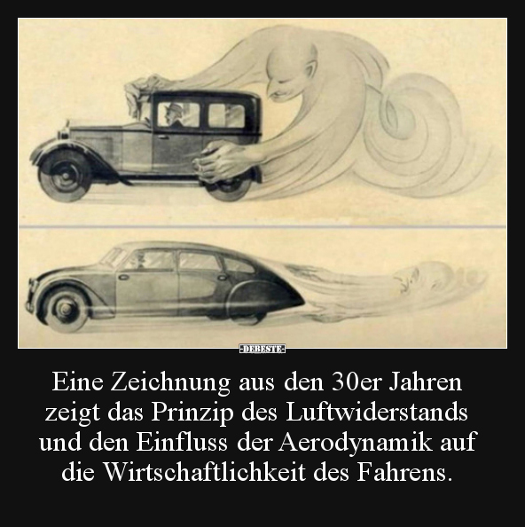 Eine Zeichnung aus den 30er Jahren zeigt das Prinzip des.. - Lustige Bilder | DEBESTE.de
