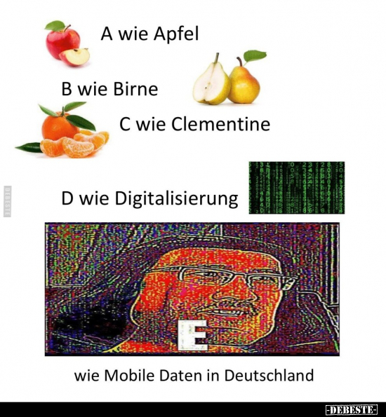 A wie Apfel..