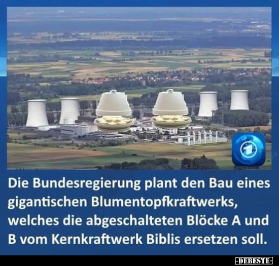 Die Bundesregierung plant den Bau eines gigantischen.. - Lustige Bilder | DEBESTE.de