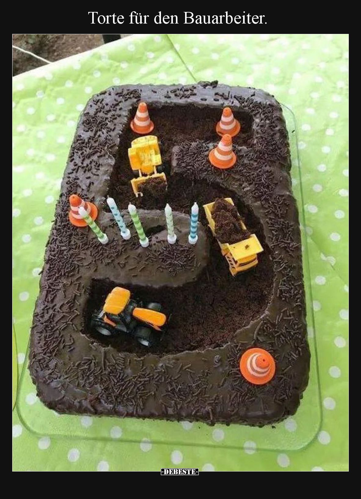 Torte für den Bauarbeiter... - Lustige Bilder | DEBESTE.de