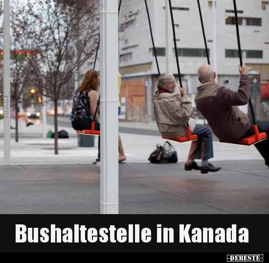 Bushaltestelle in Kanada.. - Lustige Bilder | DEBESTE.de