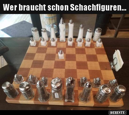 Wer braucht schon Schachfiguren... - Lustige Bilder | DEBESTE.de