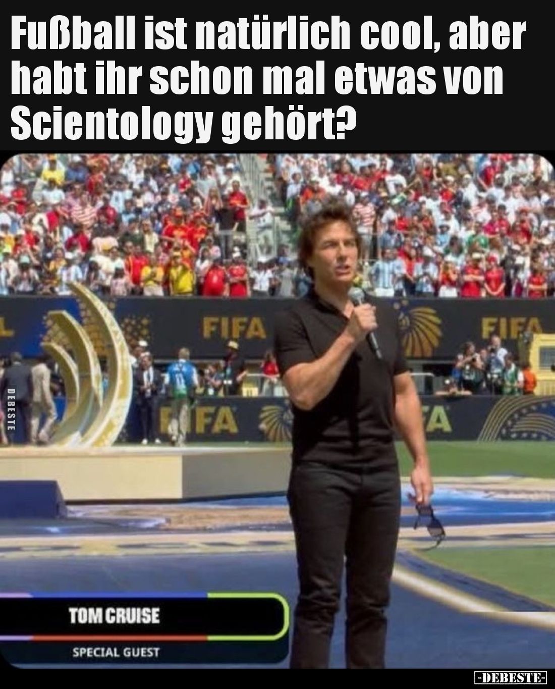 Fußball ist natürlich cool, aber habt ihr schon mal etwas von Scientology gehört?
