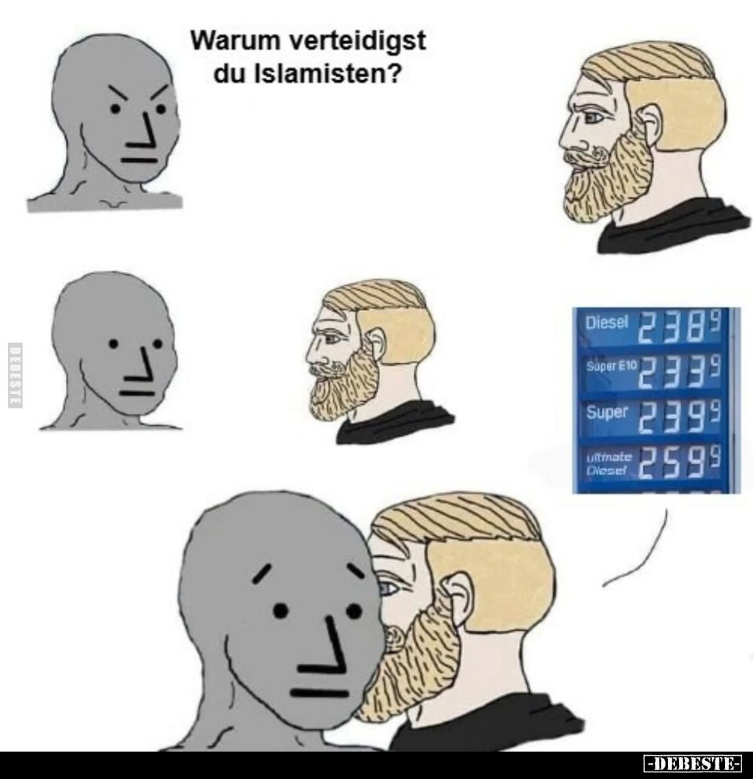 Warum verteidigst du Islamisten?