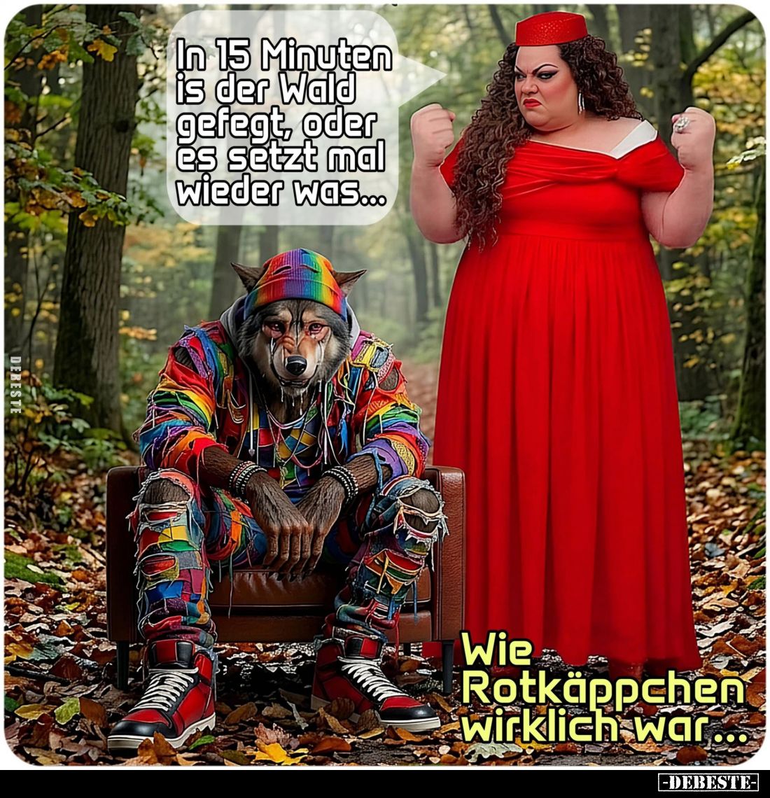 In 15 Minuten ist der Wald gefegt, oder es setzt mal wieder.. - Lustige Bilder | DEBESTE.de