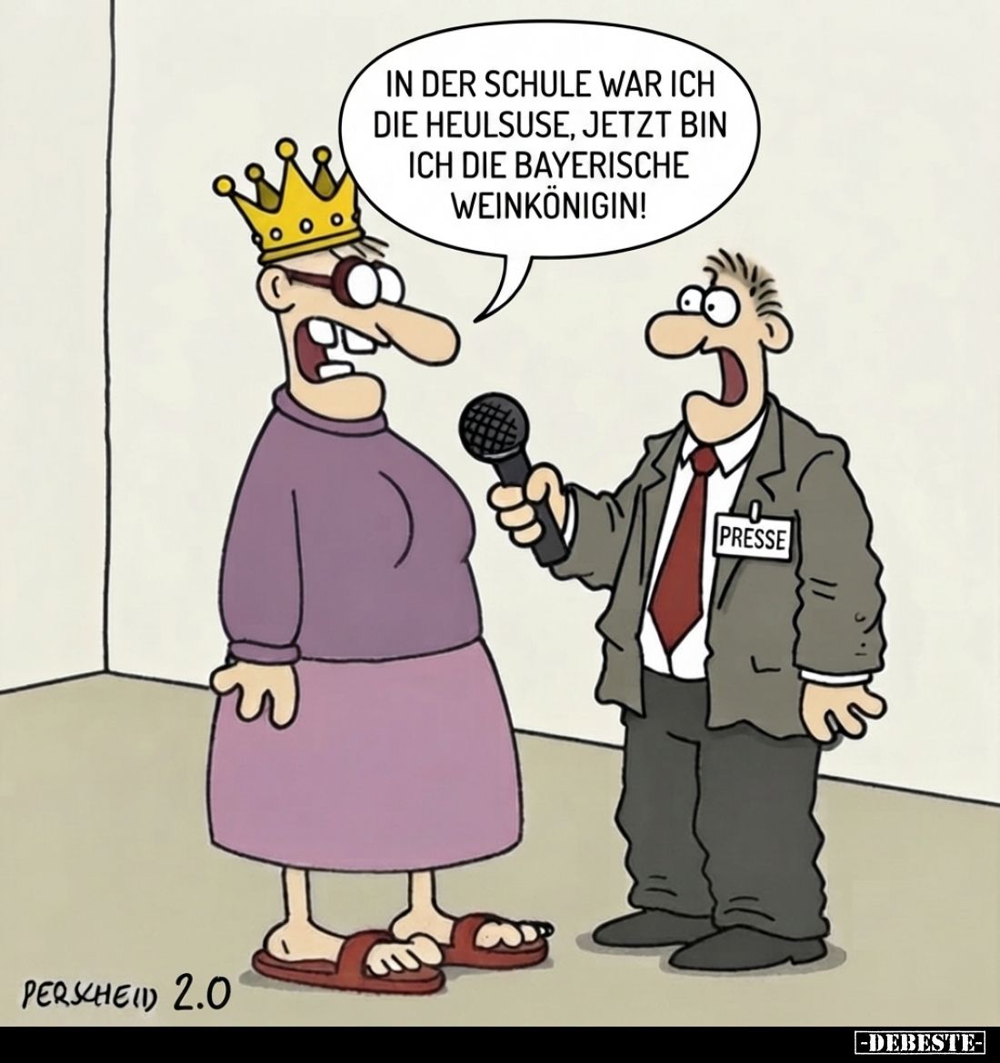 In der Schule war ich die Heulsuse, jetzt bin ich die Bayerische Weinkönigin!