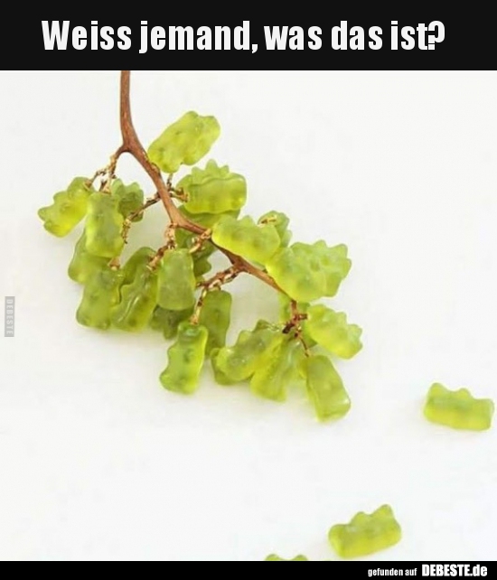 Weiss jemand, was das ist?..