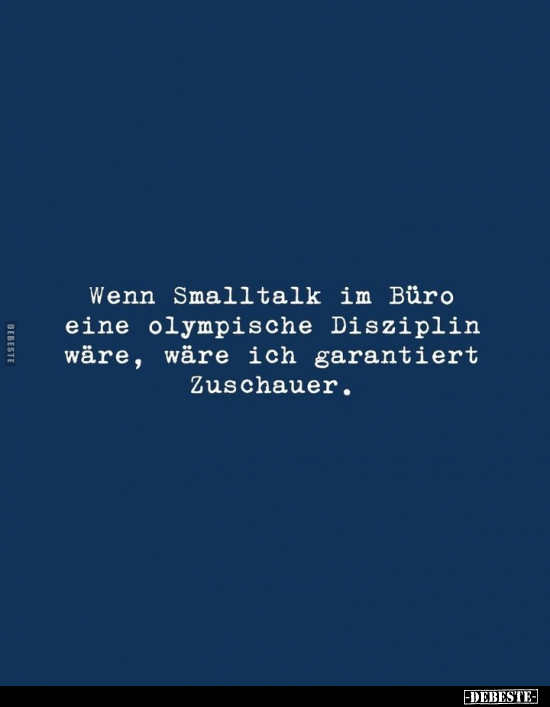 Wenn Smalltalk im Büro.. - Lustige Bilder | DEBESTE.de