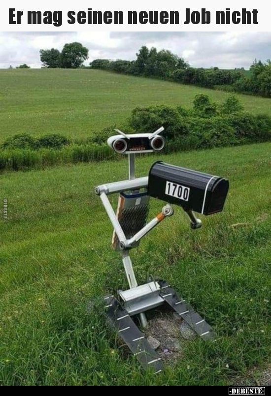 Er mag seinen neuen Job nicht..
