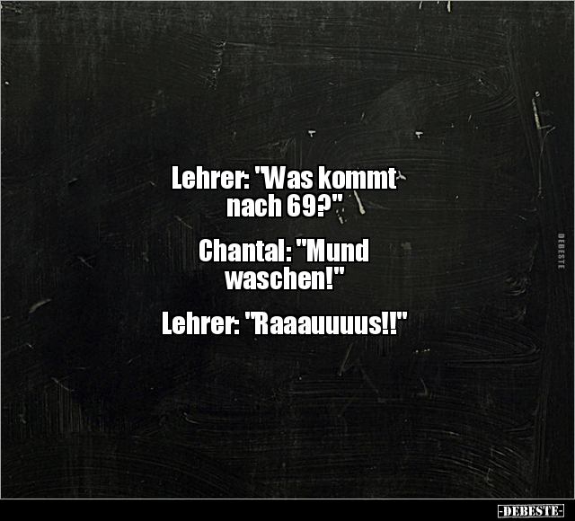 Lehrer: "Was kommt nach 69?".. - Lustige Bilder | DEBESTE.de