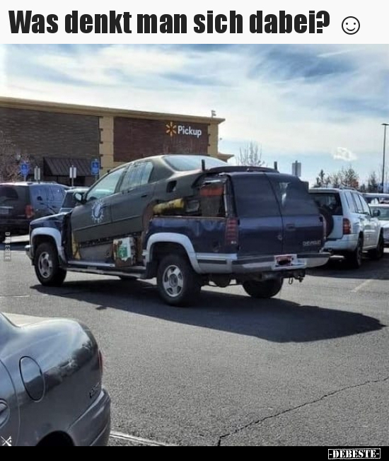 Was denkt man sich dabei? ☺..