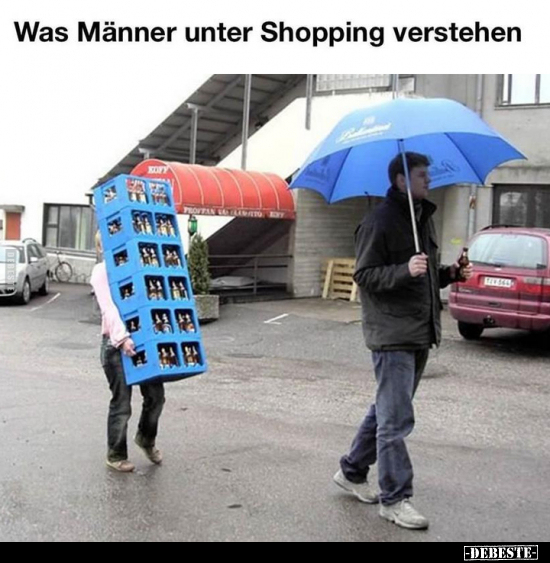 Was Männer unter Shopping verstehen... - Lustige Bilder | DEBESTE.de