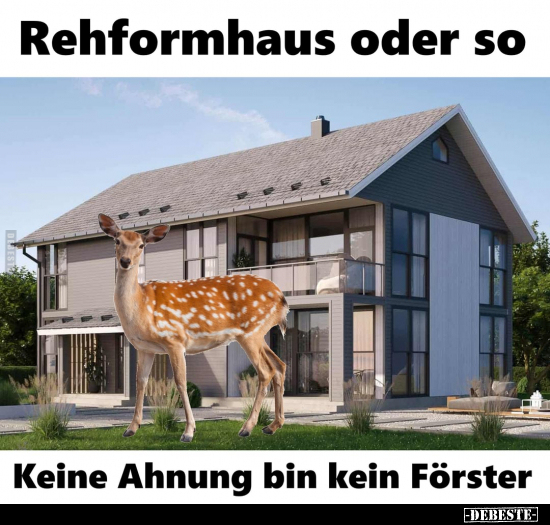 Rehformhaus oder so Keine Ahnung bin kein Förster.. - Lustige Bilder | DEBESTE.de
